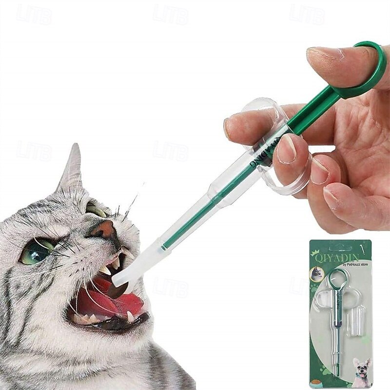 5 PCS Cat Pill Shooter Pet Piller Gun Dog Pill Shooter Cat Tablet Soft Tip Syringe Pet Medical Feeding Dispenser Tool for Small Animal4