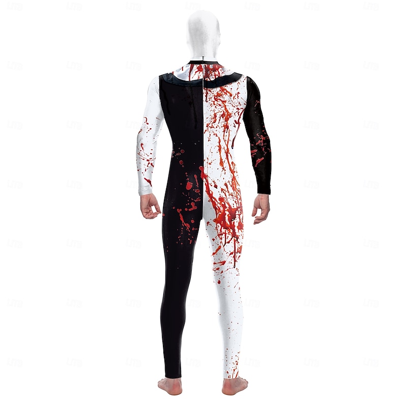 Joker Halloween Costume Bodysuit Terrifier Scary Costume Adults' Men's Carnival Party / Evening Easy Halloween Costumes Dress Up4