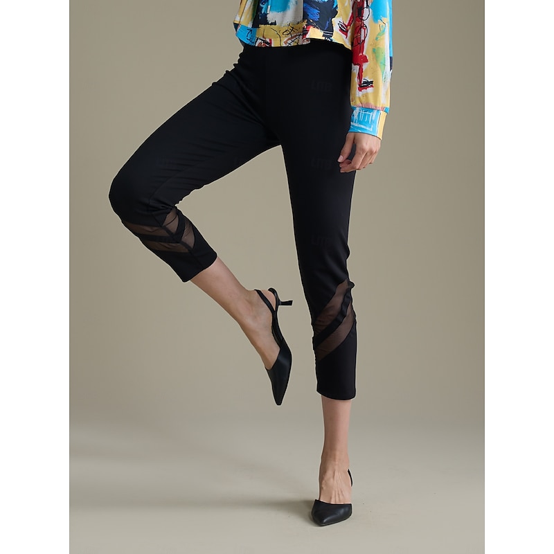 Modal Casual Skinny Cropped Pants2