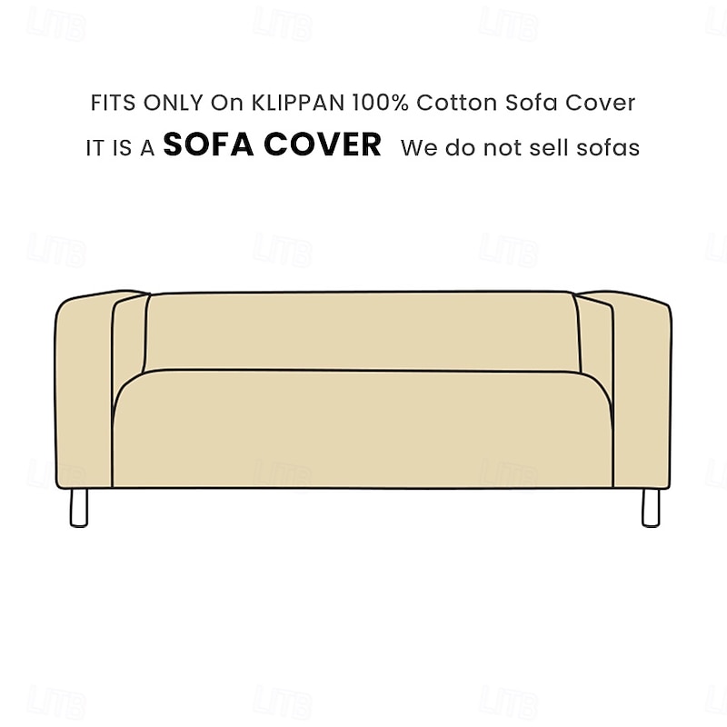 100% Cotton Sofa Cover Burgundy Solid Color Quilted Slipcovers  KLIPPcover LITB PRIME cover2