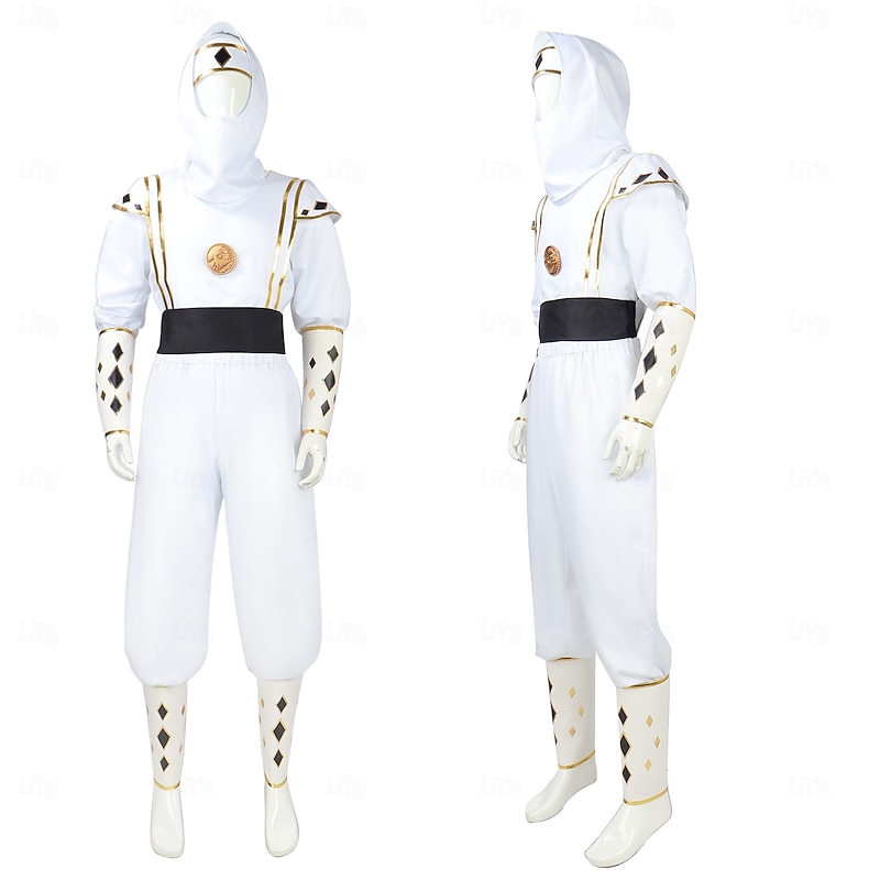 Mighty Morphin Power Rangers Tommy Oliver Cosplay Costume Jumpsuit Cosplay Movie Cosplay for Men's Women's Adults' Carnival Masquerade Event / Party Masquerade2