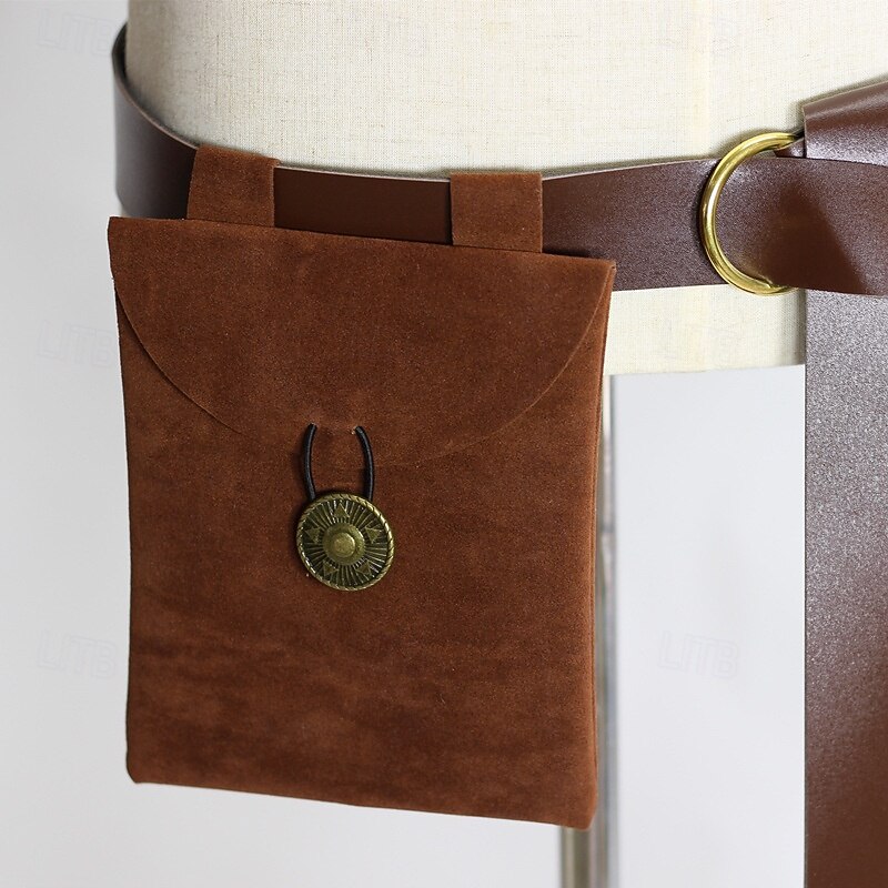 Warrior Viking Retro Vintage Medieval Renaissance Belt Pouch Belt Bag Waist Bag Men's Women's Costume Vintage Cosplay Casual Daily Bag