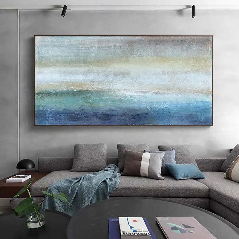 Handmade seascape oil painting Hand Painted Wall Art Modern Abstract Sea Abstract Seascape Paintings On Canvas Ocean Acrylic Sea Wall Art Ocean Fine Art ENDLESS OCEAN No Frame Unstretched2