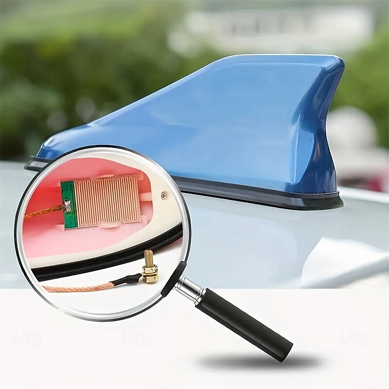 Universal Car Antennas Shark Fin Antenna Auto Radio Signal Aerials Roof Antennas Universal Car Antennas Car Signal Decorative Car Accessories3