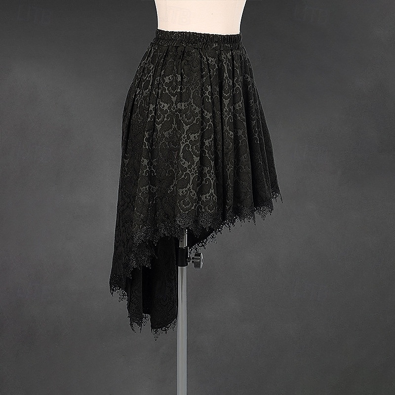Retro Vintage Punk & Gothic Steampunk Skirt Goth Girl Fancy Dress Women's Masquerade Casual Daily Adults' Skirt2