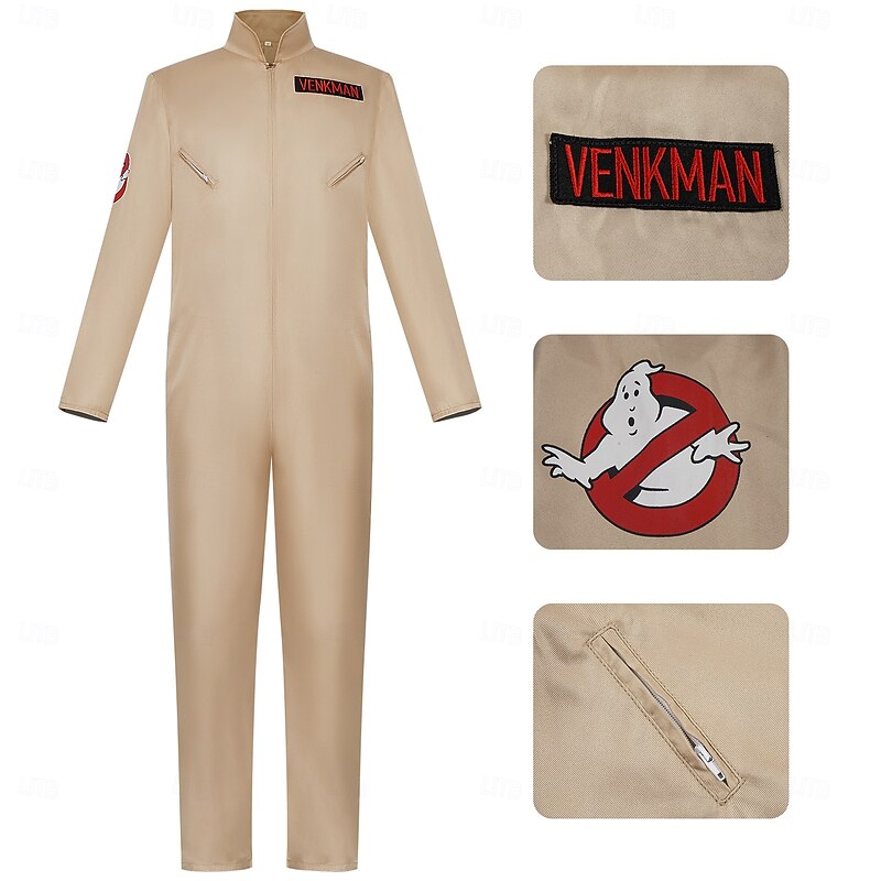 Ghostbusters Cosplay Cosplay Costume Outfits Cosplay Movie Cosplay for Men's Women's Adults' Carnival Masquerade Event / Party Masquerade2