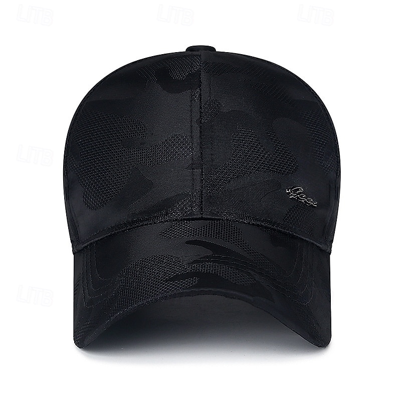 Baseball Cap Sun Hat Visor Camouflage Pattern Sunscreen Breathable Summer Mesh Men's Fishing Activity2