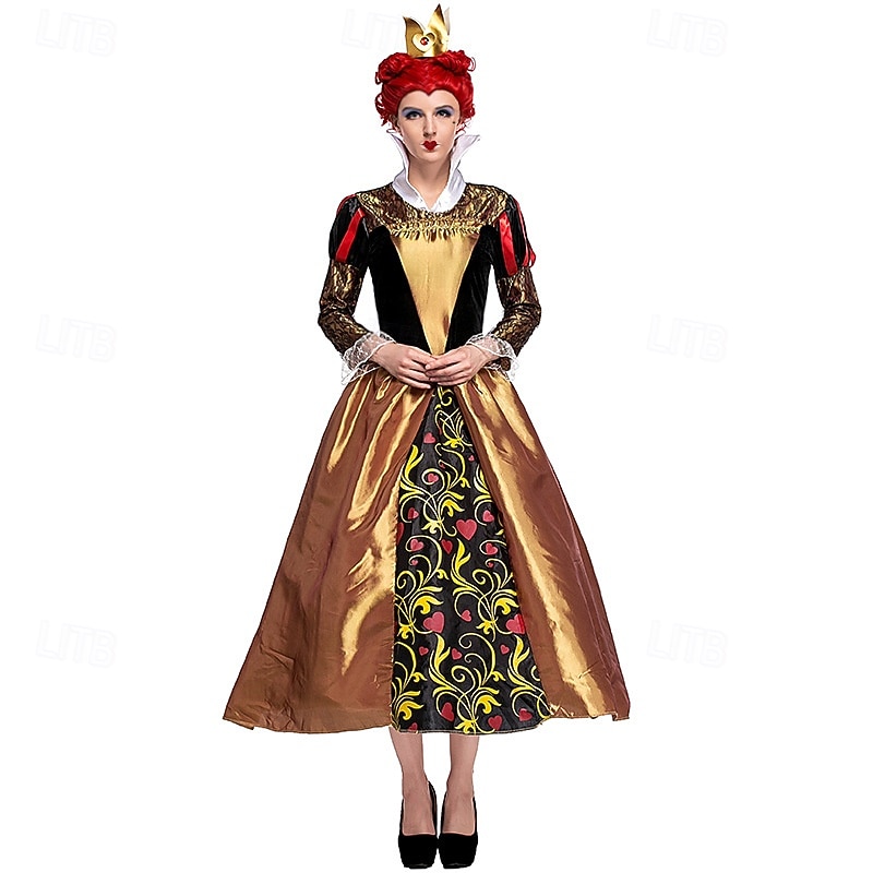 Alice in Wonderland Queen of Hearts Venom Red Queen Halloween Group Family Costumes Kid's Adults' Women's Girls' Performance Party Halloween Carnival Easy Carnival Costume3