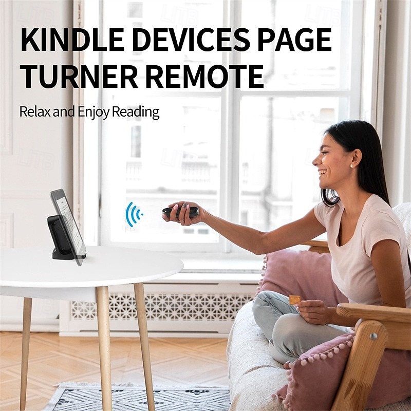 Page Turner Clicker For Reading Novels On Ipad Tablets Camera Video Recording Remote Trigger3
