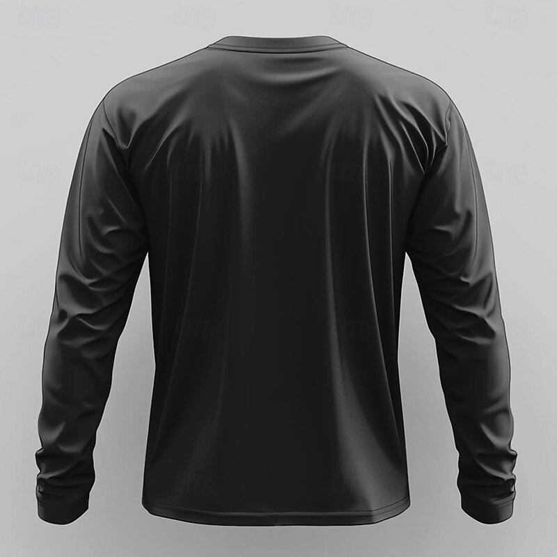 Halloween Men's Cat Funny T Shirt Long Sleeve T shirt 3D Print Crew Neck Shirt Designer Retro Vintage Street Casual Daily Black 1 Black 3 Black 2 Summer Spring Fall Clothing Apparel S M L XL XXL XXXL4