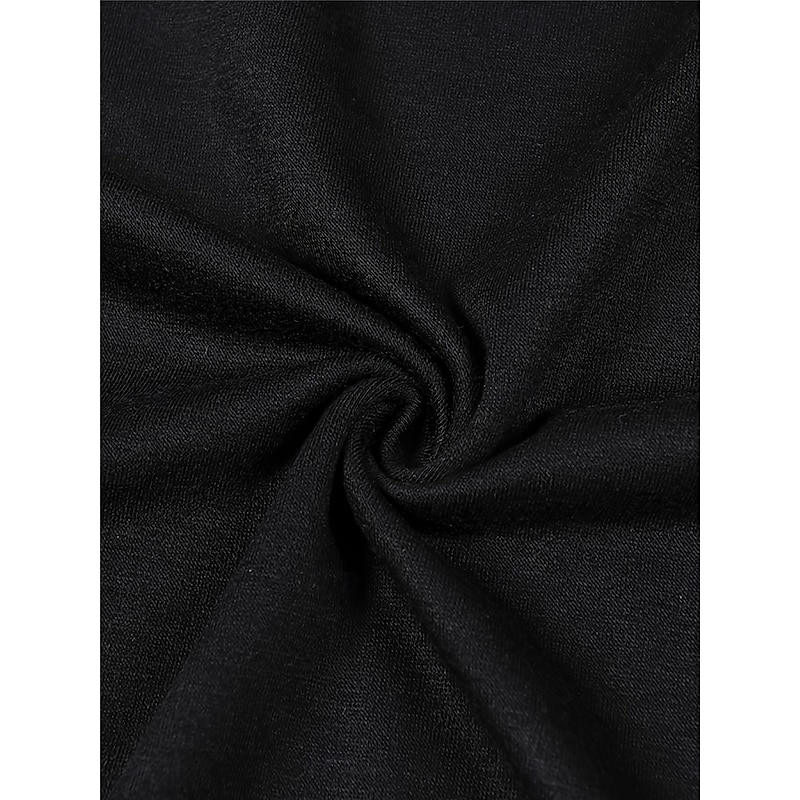 Women's T Shirt Ombre Heart Casual Long Sleeve Crew Neck Regular Tops Daily Print Black Spring Fall3