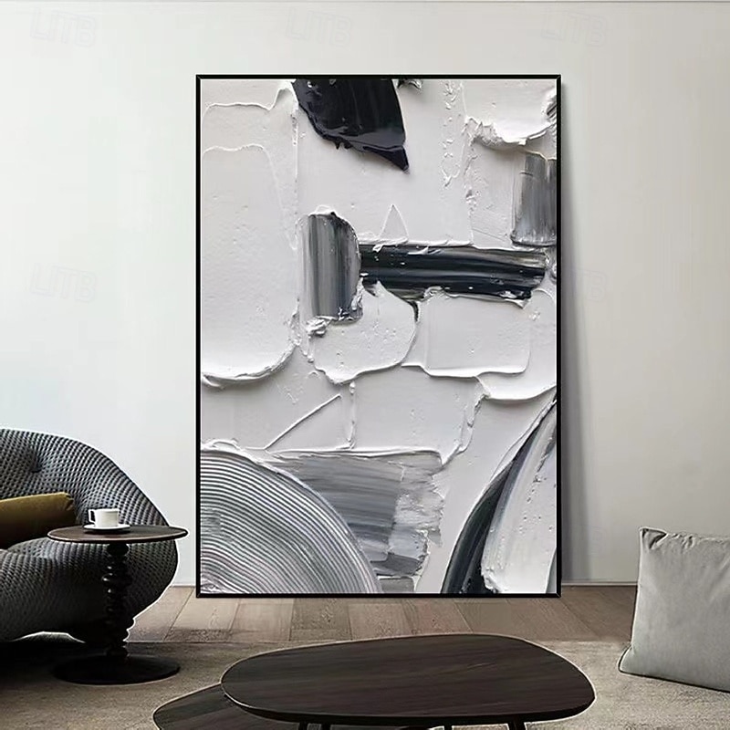 Large Black Oil painting handmade Wabi Sabi oil painting hand painted oil painting Wall Art Black Beige Abstract Painting Large Black painting Wall Art Beige Textured Canvas Painting Wall Art Decor2