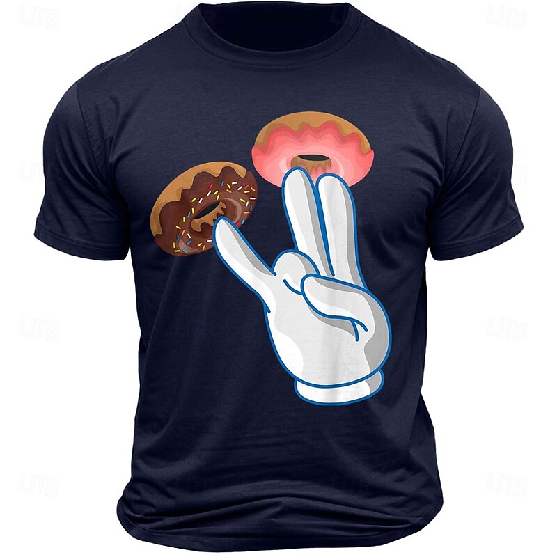 Men's Funny T Shirt Tee Top 100% Cotton Short Sleeve Graphic Shirt Black Dark Blue Light Blue Comfortable Tee Street Sports Outdoor Fashion Designer Clothing2