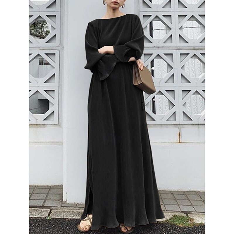 Elegant Dress Solid Color Fancy Dress Women's Halloween Carnival Party / Evening Adults' Dress4