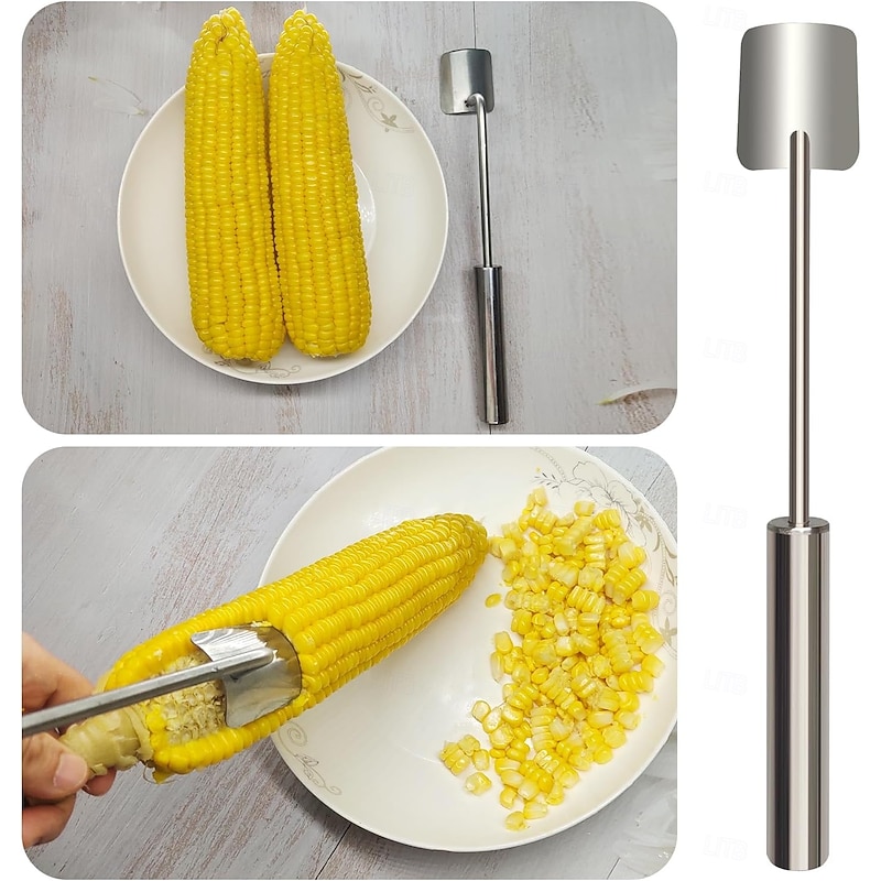 Corn Peeler, Corn on the Cob Remover, Fast and Safe, Suitable for Home Kitchens, Restaurant Chefs, Outdoor Dining Enthusiasts4