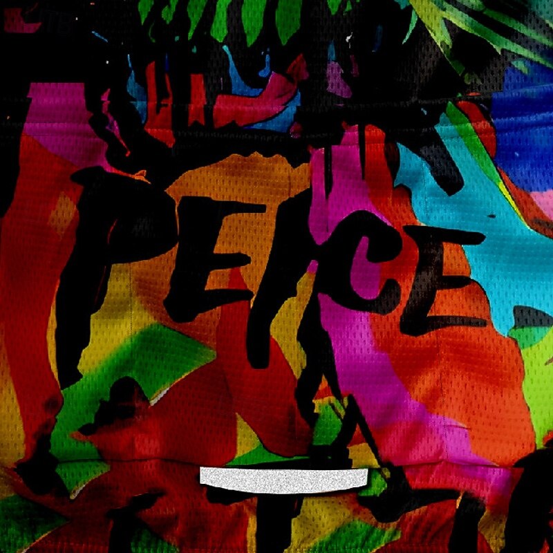 Men's Cycling Jersey Graphic Graffiti Short Sleeve Bike Tee Tshirt Jersey with 3 Rear Pockets Mountain Bike MTB Quick Dry Anatomic Design Wicking Breathable Sports Blue Green Clothing Apparel3