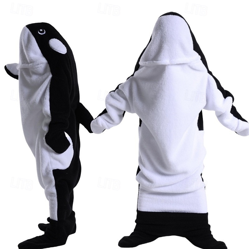 Couples Whale Halloween Group Family Costumes Sleeping Bag Kid's Adults' Unisex Funny Costume Party Home Wear Halloween Carnival Easy Halloween Costumes4