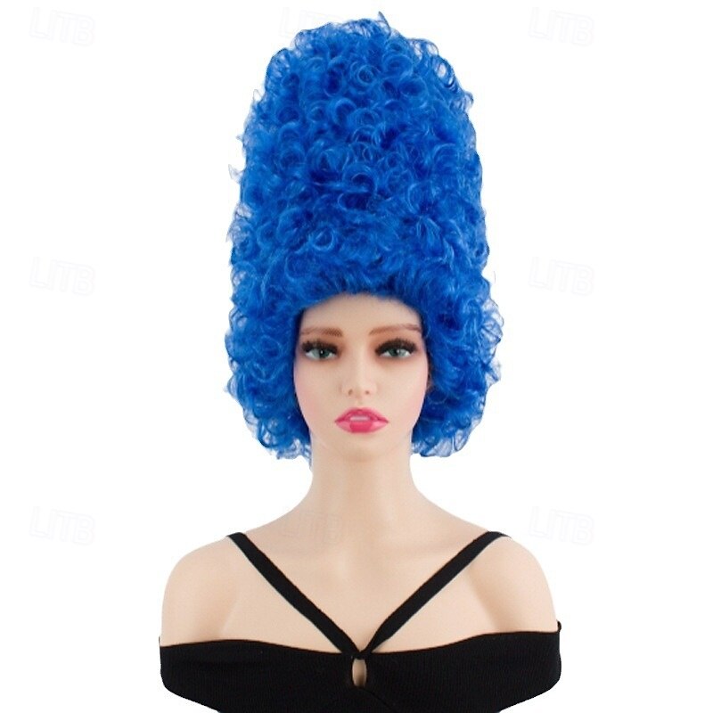 Marge Simpson Wig - Blue Beehive Wig Marge Simpsons Cosplay Costume4