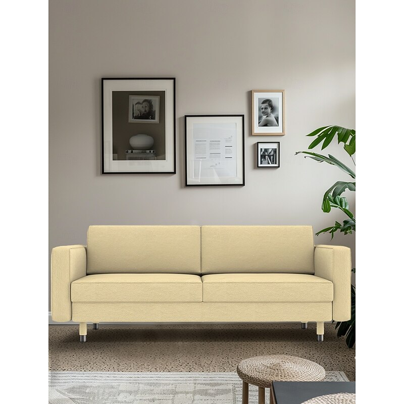 100% Cotton Sofa Cover Solid Color Quilted Cotton Slipcovers LANDcover LITB PRIME cover