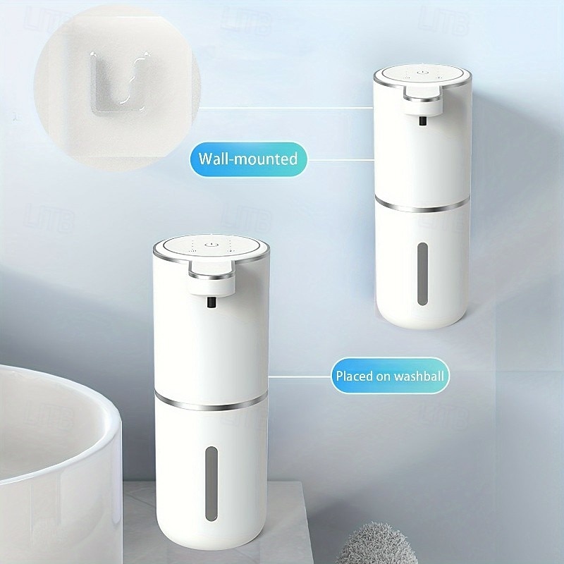 Automatic Soap Dispenser Non-contact Foam Soap Dispenser Smart Induction Foam Machine Washing Machine USB Rechargeable Dispenser4
