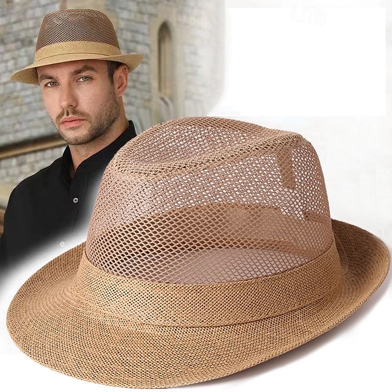 Sun Hat Bucket Hat Hat Sunscreen Breathable Summer Spring Mesh Men's Fishing Activity4