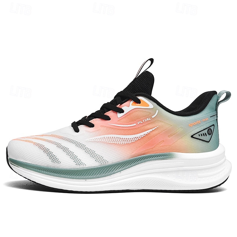 Men's Lightweight Running Shoes with Breathable Mesh Upper and Cushioned Sole - Multicolor Performance Sneakers4