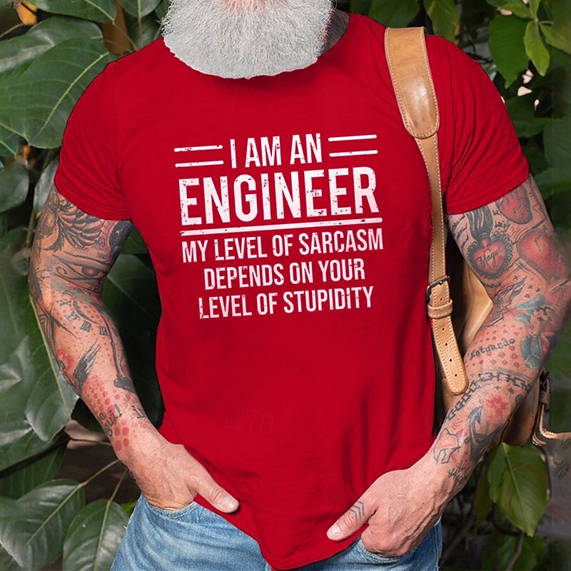 Men's Letter T Shirt Casual Style Cotton Short Sleeve Graphic Shirt Black White Red Comfortable Tee Outdoor Street Fashion Designer Clothing4