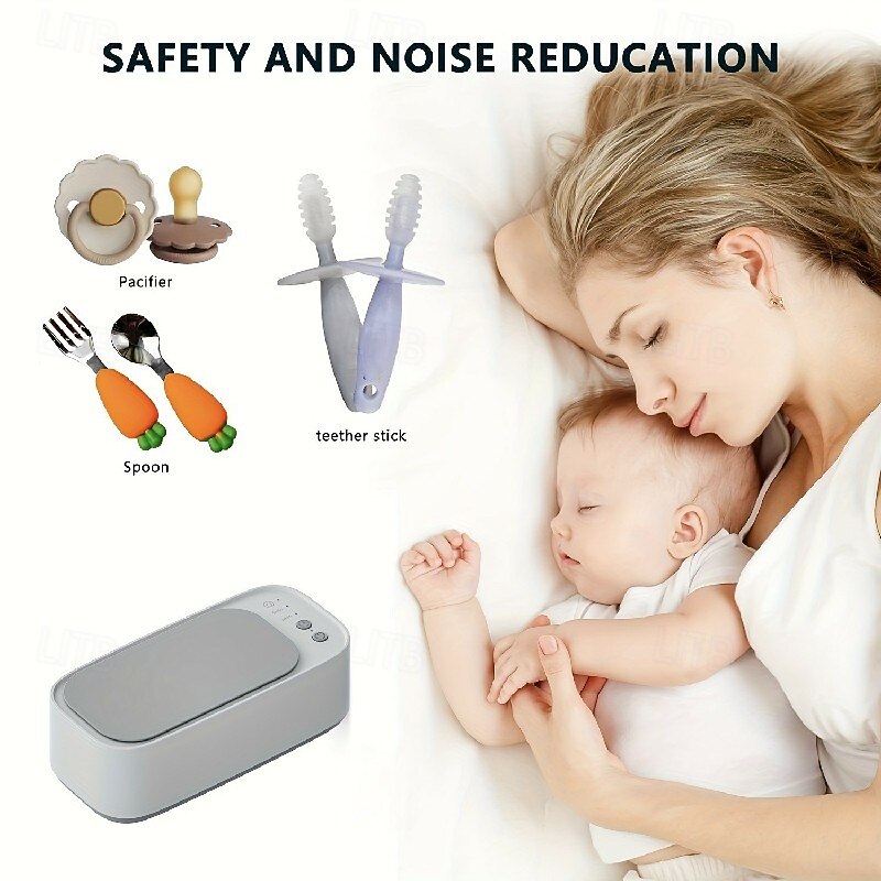 Professional Portable Ultrasonic Cleaner Quiet Ultrasonic Jewelry Cleaner Machine for Eyeglasses  Watch Bands Coins Makeup Brushes4