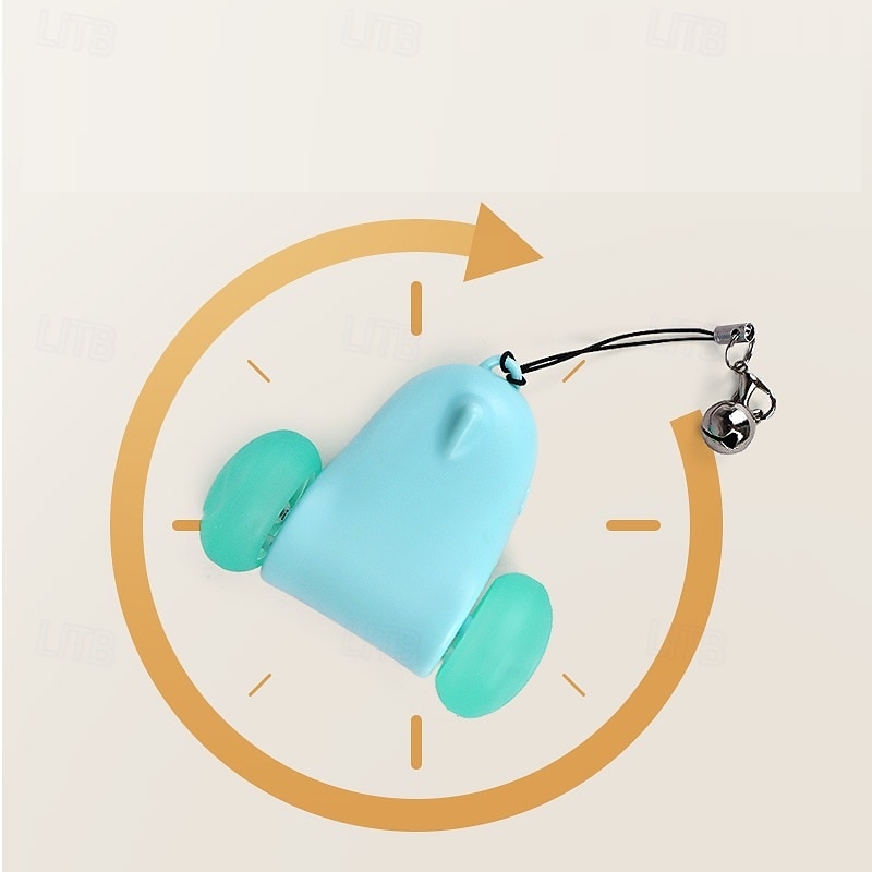 Plush Toy Feather Toy Interactive Toy Mice & Animal Toy Ropes with LED Removable USB Charger Releasing Pressure Pet Training for Cat Kitten Indoor Outdoor Pet Play4