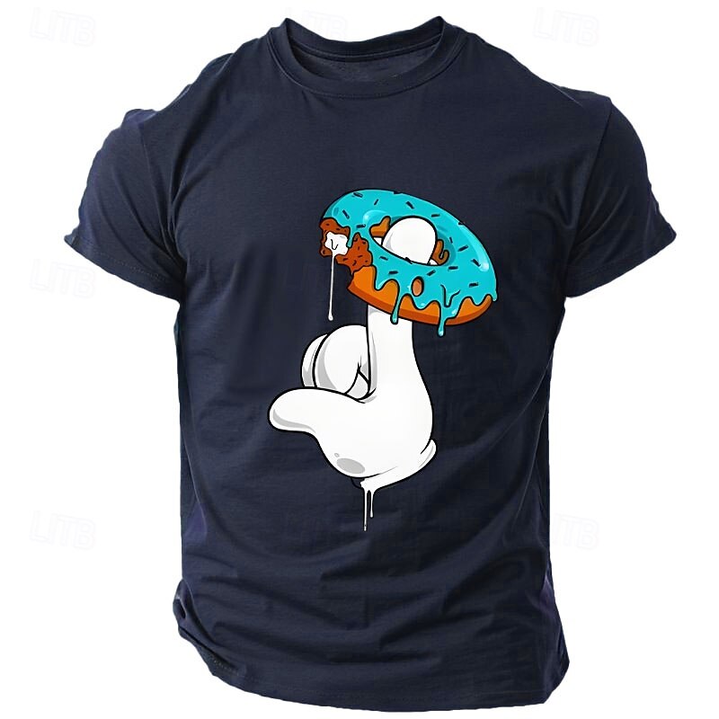 Men's Funny T Shirt Tee Top 100% Cotton Short Sleeve Graphic Shirt Black White Army Green Comfortable Tee Street Sports Outdoor Fashion Designer Clothing