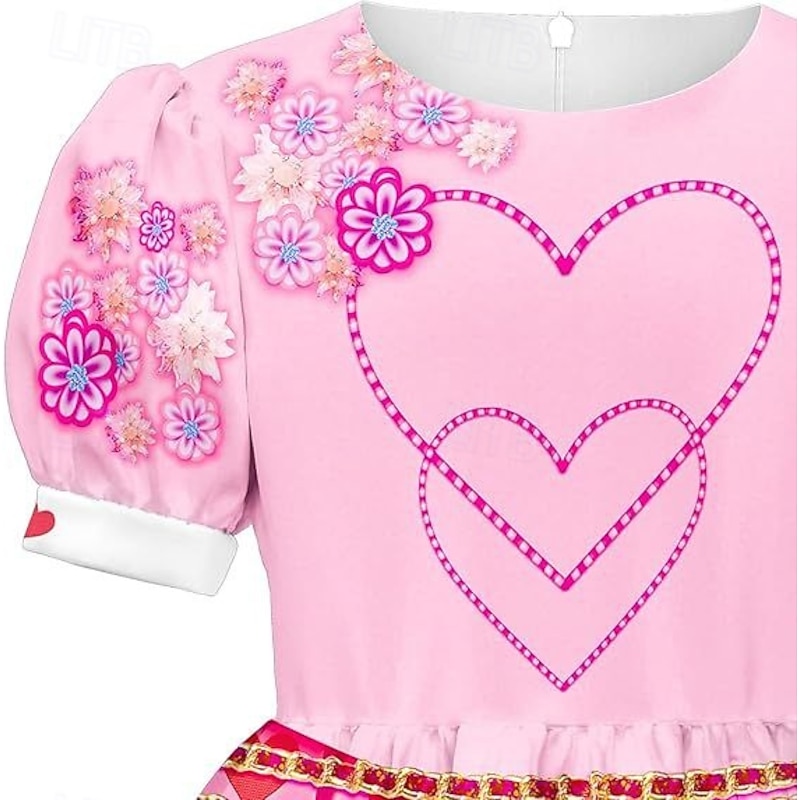 Descendants The Rise of Red Kids Bridget Dress Costume Cosplay Movie Cosplay for Girls' Kid's Children's Day New Year Masquerade Dailywear3