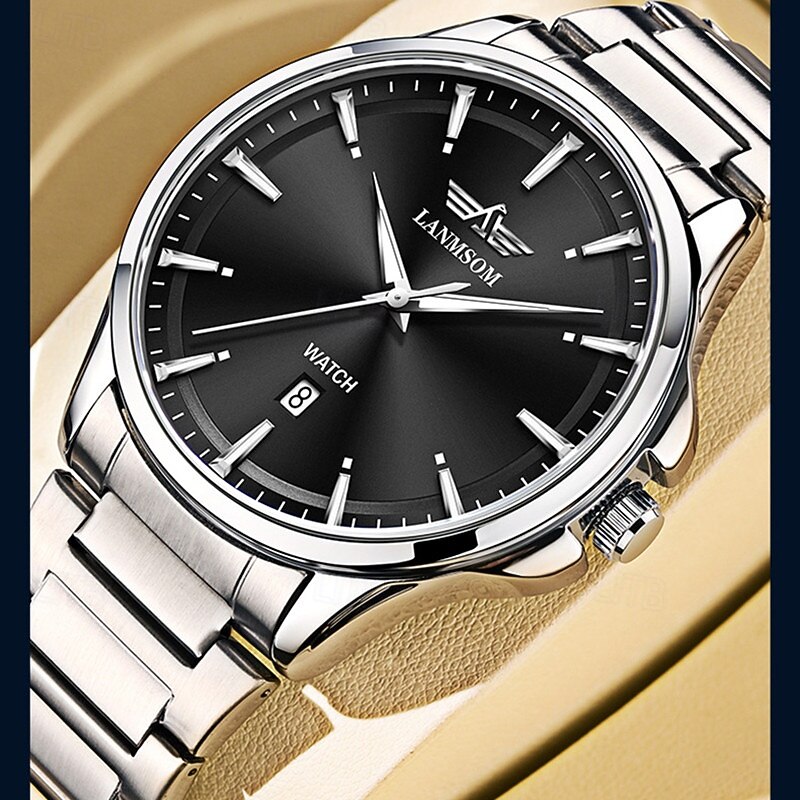 Brand Watch Trendy Fashion Sports Calendar Waterproof Fully Automatic Steel Strip Quartz Men's Bowl Watch2