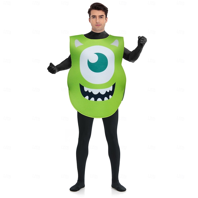 Monsters, Inc. Mike Carnival Costume Halloween Group Family Costumes Adults Kids Men's Women's Boys Funny Costume Performance Party Evening Wear Masquerade Easy Carnival Costume4