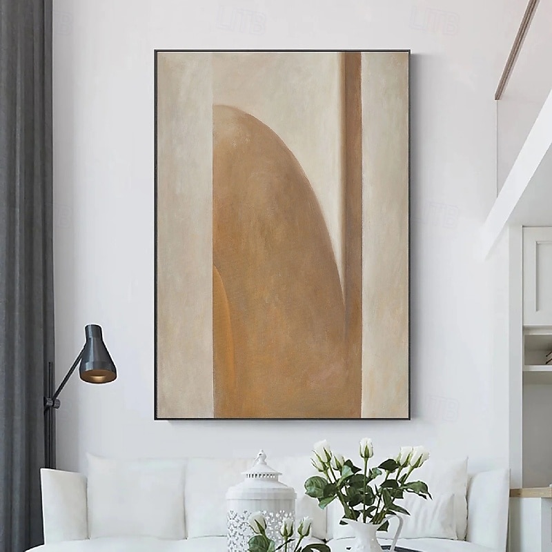 Abstract Paintings handmade Textured Acrylic Painting Modern Wall Art oil painting Hand Painted Artwork foil Brown oil painting for Living Room office Wall Decoration blue painting