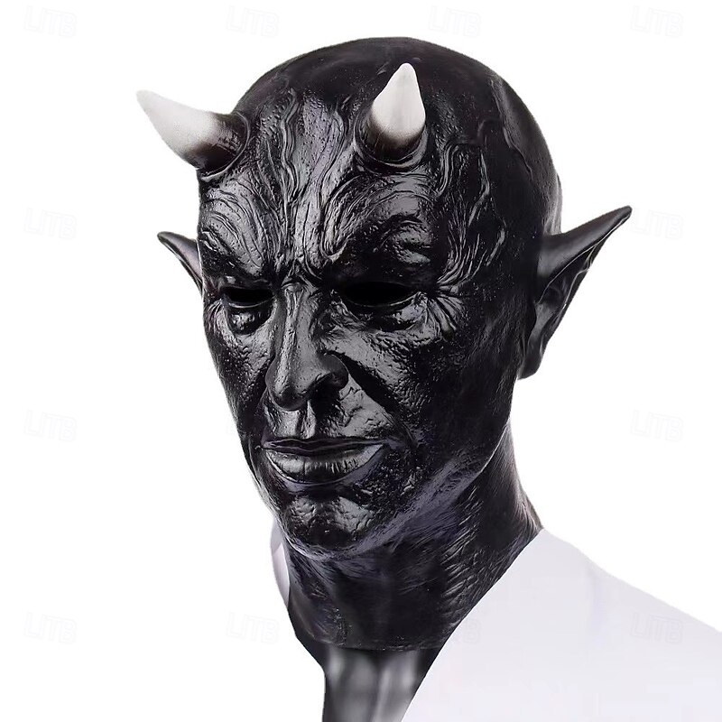 Devil Demon Mask Halloween Props Adults' Men's Women's Scary Costume Halloween Carnival Easy Carnival Costume for Walpurgis Night4
