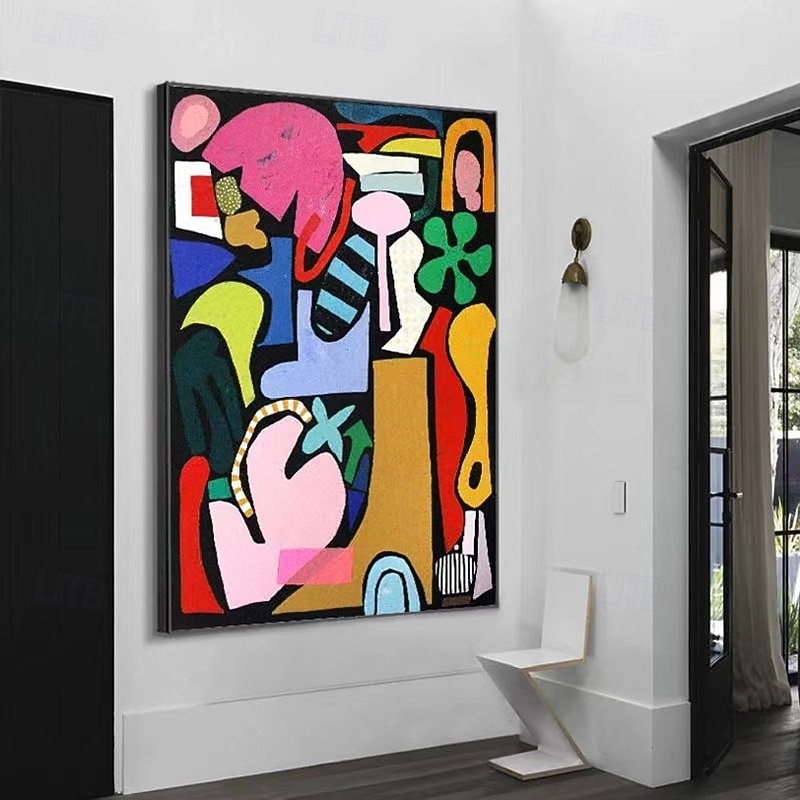 picasso style oil painting handmade abstract picasso portrait painting wall painting firgure oil painting handmade signed abstract figure oil painting on canvas for bar office wall decoration4