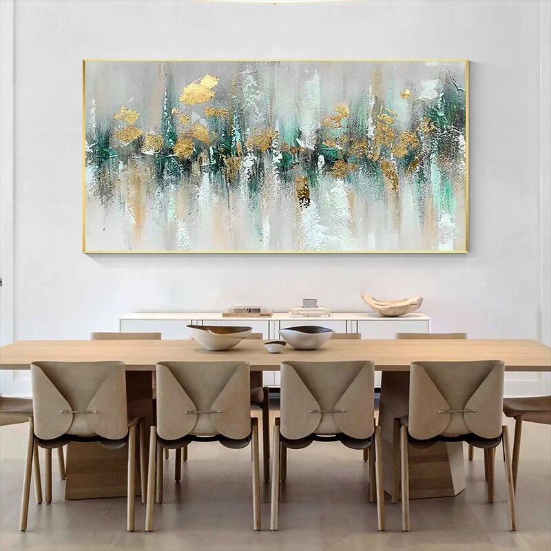 Mintura Handmade Golden Tuxture Oil Paintings On Canvas Wall Art Decoration Modern Abstract Picture For Home Decor Rolled Frameless Unstretched Painting3