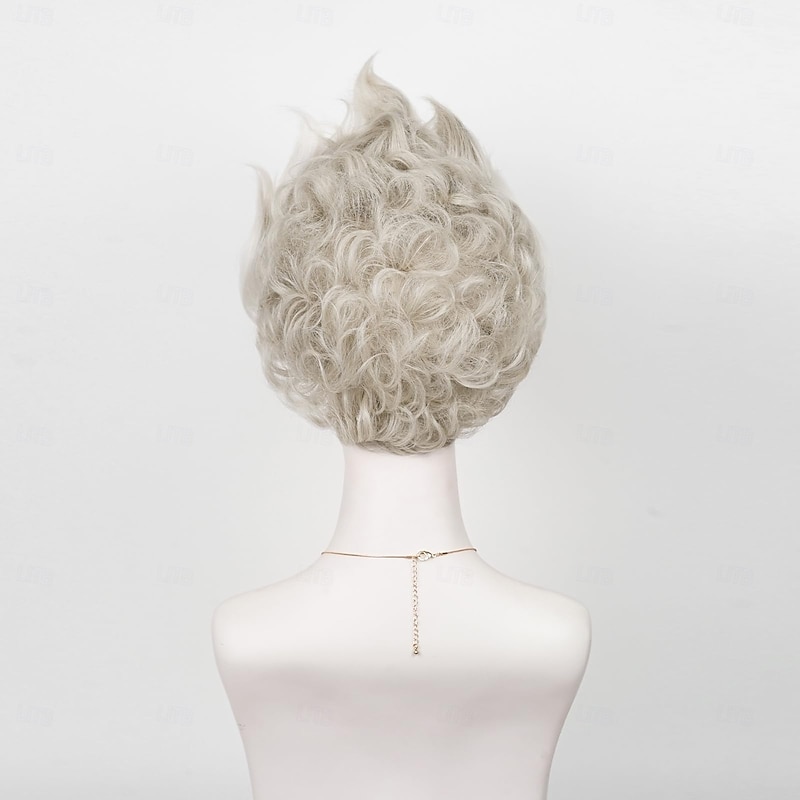 2 Tone Gray Cosplay Wig for Wicked Undersea Witch Cosplay for Women Carnival Costume Crazy Wig Hair (Only Wigs) Halloween Wigs4