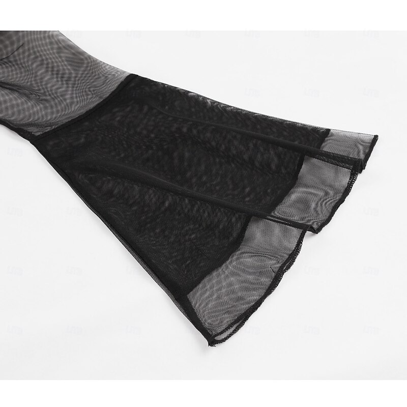 Punk & Gothic Dress Solid Color Fancy Dress Women's Halloween Carnival Party / Evening Adults' Dress4