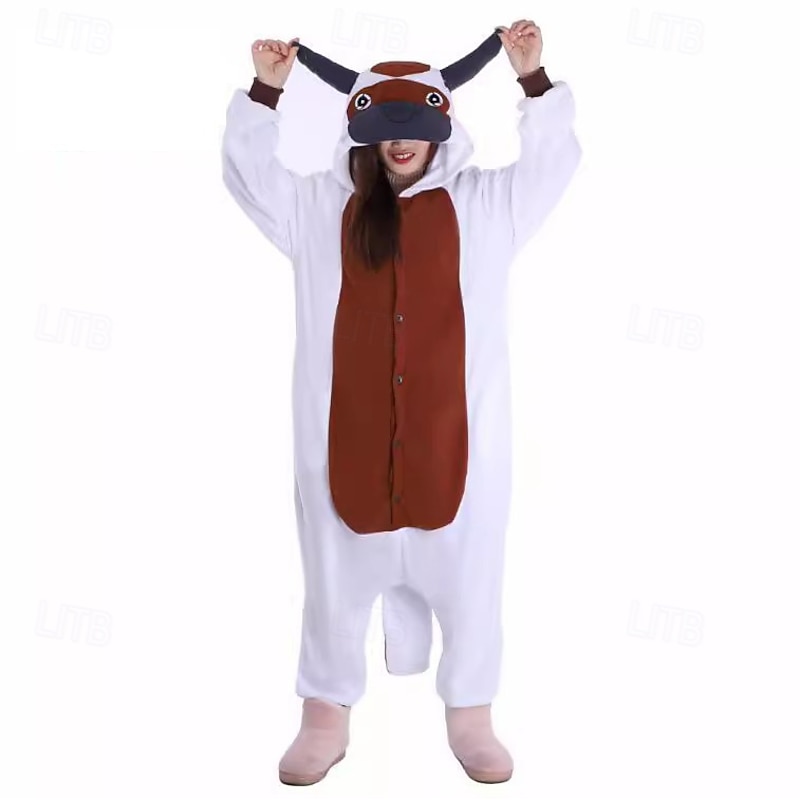 Adults' Animal Onesie Costume Carnival Costume Cartoon Blue Dog Onesie Pajamas Kigurumi Pajamas Charm Funny Costume For Men and Women Carnival Cartoon3