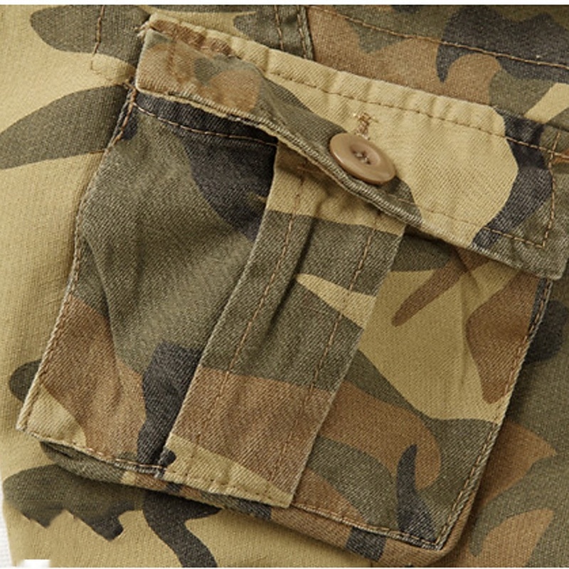 Men's Cargo Pants Tactical Pants Trousers Buttons Multi Pocket Camo Plain Wearable Outdoor Daily Camping & Hiking Fashion Classic Yellow camouflage Grass Green 14