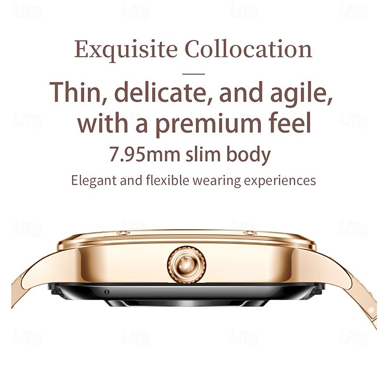 696 I98 Smart Watch 1.58 inch Smartwatch Fitness Running Watch Bluetooth Pedometer Call Reminder Heart Rate Monitor Compatible with Android iOS Women Men Hands-Free Calls Waterproof Message Reminder3