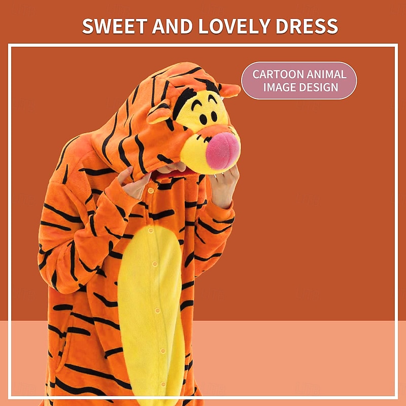 Kid's Adults' Cartoon Group Costume Nightwear Onesie Pajamas Carnival Costume Animal Onesie Pajamas Kigurumi Pajamas Funny Costume For Men and Women Boys and Girls Carnival Cartoon4