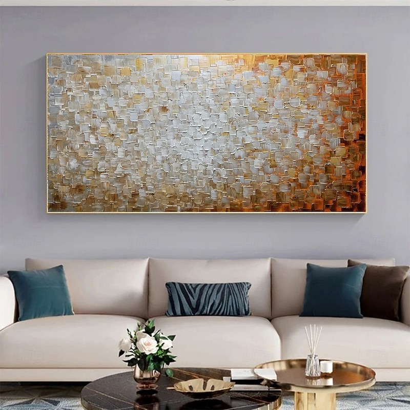 Handmade Oil Painting Canvas Wall Art Decoration Modern Abstract Texture  for Living Room Home Decor Rolled Frameless Unstretched Painting