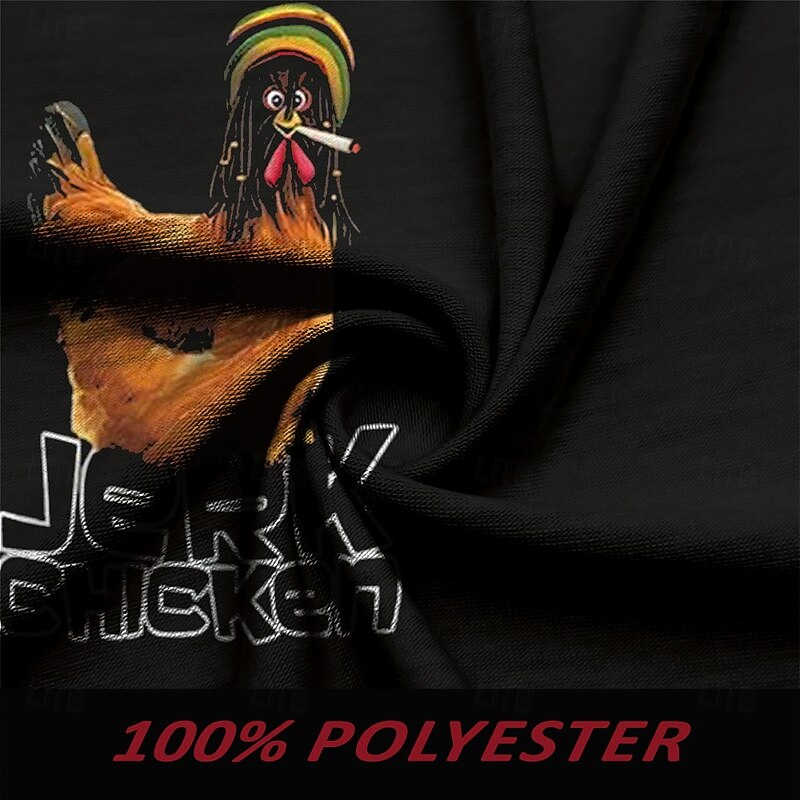 Men's Chick Funny T Shirt Long Sleeve T shirt 3D Print Crew Neck Shirt Designer Retro Vintage Street Casual Daily Black Summer Spring Fall Clothing Apparel S M L XL XXL XXXL3