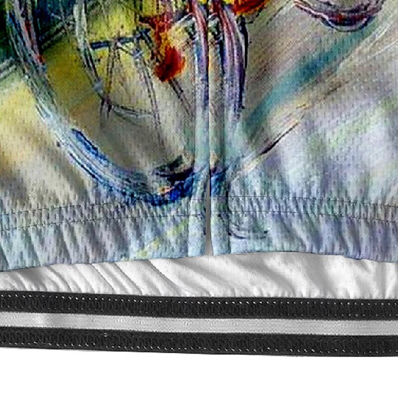 Men's Cycling Jersey Graffiti Short Sleeve Bike Tee Tshirt Jersey with 3 Rear Pockets Mountain Bike MTB Quick Dry Anatomic Design Wicking Breathable Sports Black Red Purple Clothing Apparel4