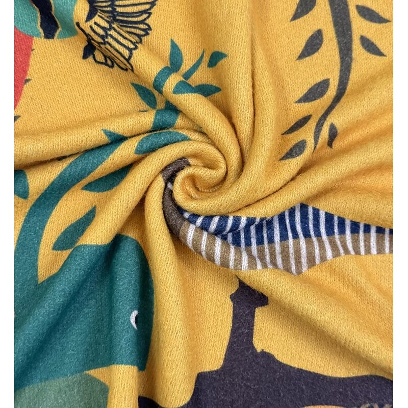 Women's Sweater Cute Streetwear Casual Graphic Animal Crew Neck Knitted Long Sleeve Long Tops Knit Work Yellow Fall Winter 5