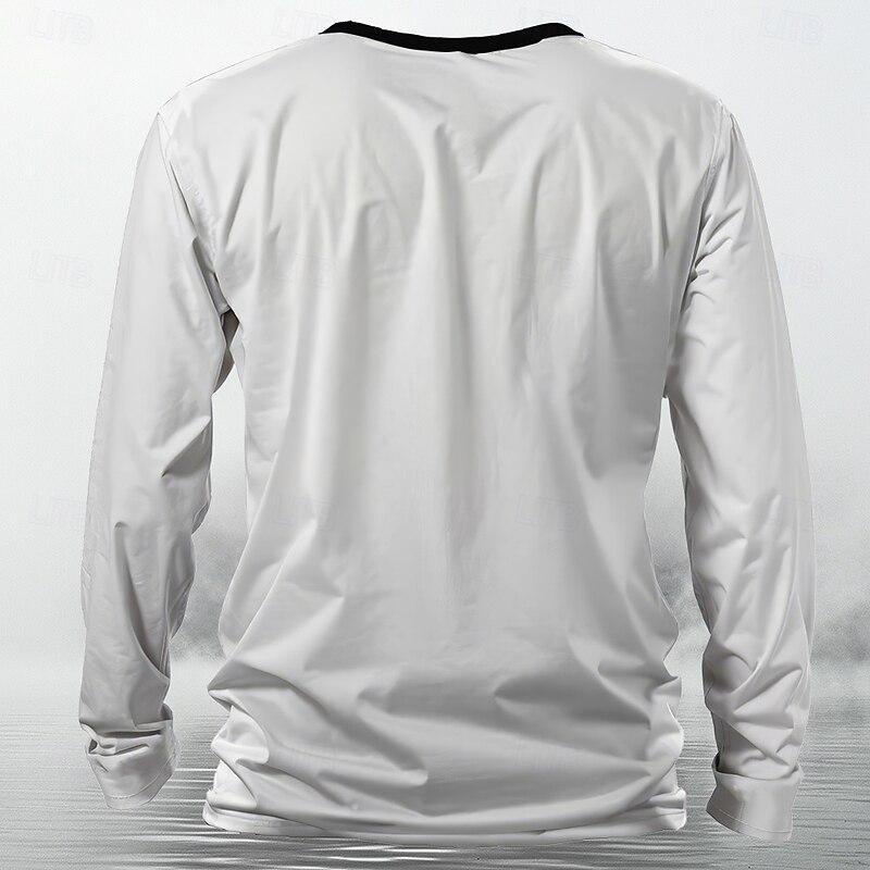 Men's Rooster Funny Slang T Shirt Long Sleeve T shirt 3D Print Crew Neck Shirt Designer Retro Vintage Street Casual Daily White Summer Spring Fall Clothing Apparel S M L XL XXL XXXL2