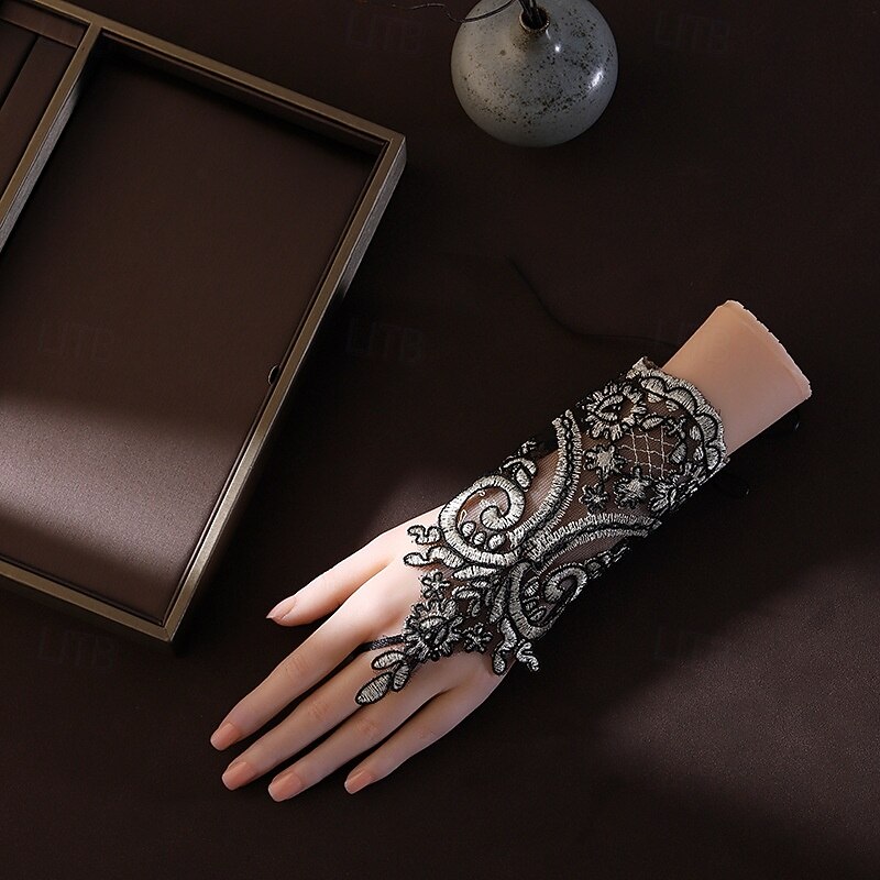 Bracelet Wrist Cuffs Gloves Punk & Gothic Steampunk Lace For Cosplay Halloween Carnival Women's Costume Jewelry Fashion Jewelry3