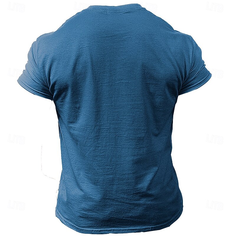 Men's Funny Slang T Shirt Short Sleeve T shirt 3D Print Crew Neck Shirt Fashion Athleisure Street Black Dark Green Dark Blue Summer Spring Clothing Apparel S M L XL XXL XXXL2